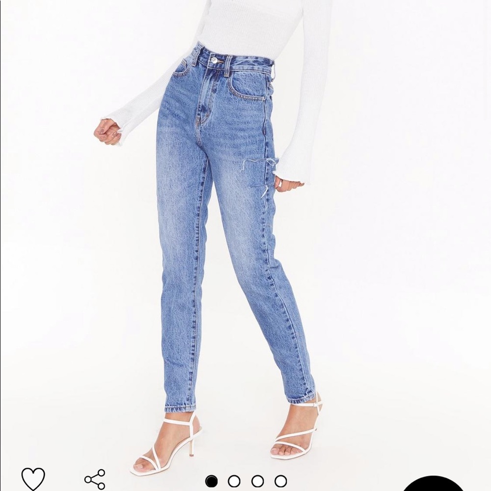 High Waisted Mom Jeans